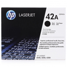 HP 42A 黑色原装 LaserJet 硒鼓Q5942A