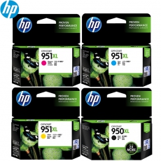 HP 950XL Black/951XL 青色/品红色/黄色 4 件套原装墨盒