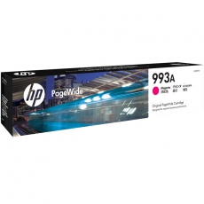 HP 993A 品红色原装 PageWide 墨盒M0J80AA