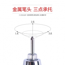金万年(Genvana) G-1333-001 全针管细头财会记账笔中性笔 0.3mm 黑色 12支/盒